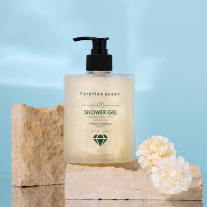 Гель для душу з екстрактом камелії Keratin Queen, 500 мл