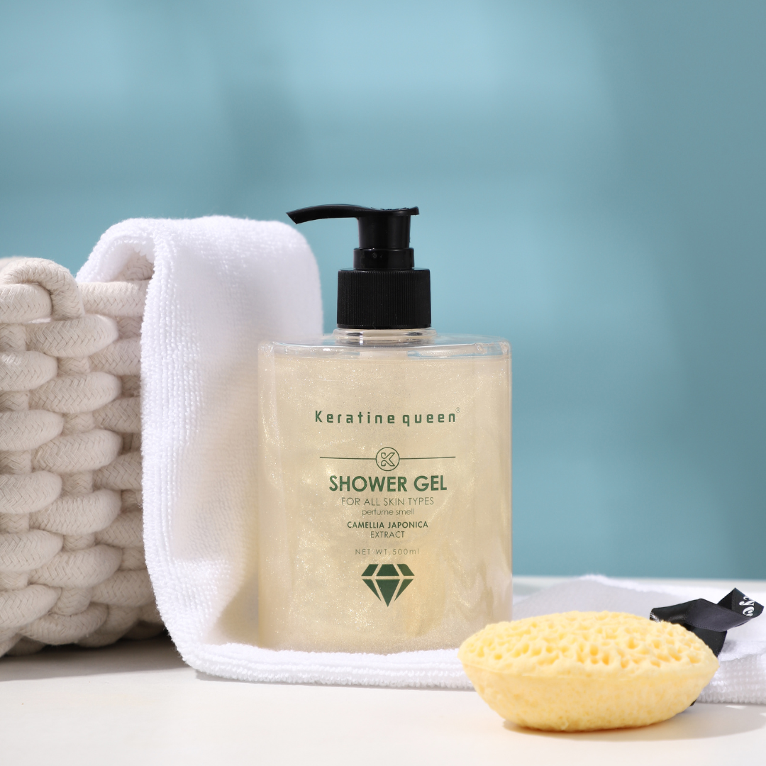 Гель для душу з екстрактом камелії Keratin Queen, 500 мл