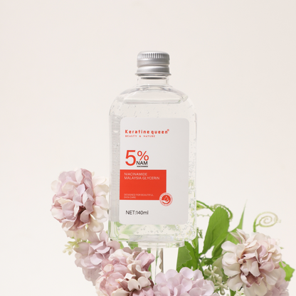 Сироватка для зволоження шкіри з ніацинамідом і гліцерином Keratin Queen,  140 мл