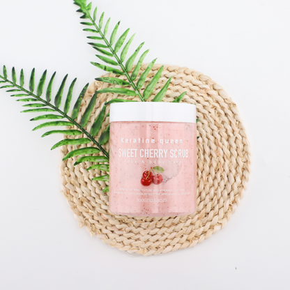 Скраб для тіла з ароматом вишні Keratin Queen, 300 г