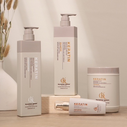 Кондиціонер для волосся після хімічних процедур з кератином Keratin Queen, 750 мл