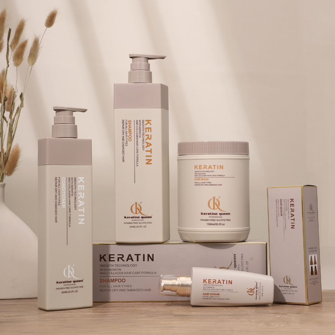 Кондиціонер для волосся після хімічних процедур з кератином Keratin Queen, 750 мл