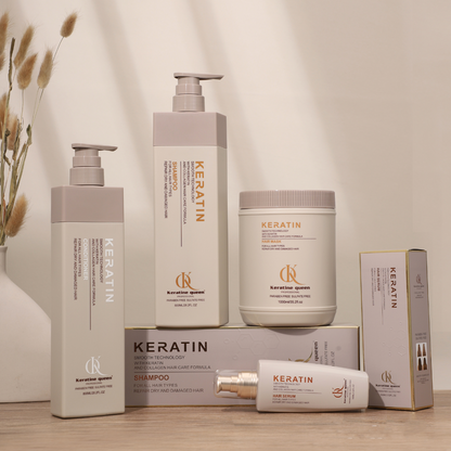 Кондиціонер для волосся після хімічних процедур з кератином Keratin Queen, 750 мл