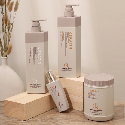 Кондиціонер для волосся після хімічних процедур з кератином Keratin Queen, 750 мл