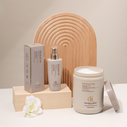 Маска відновлююча для волосся після хімічних процедур Keratin Queen, 800 мл