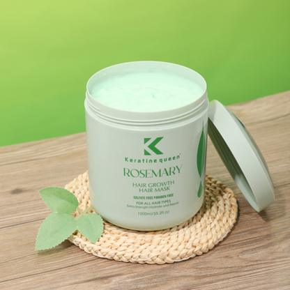 Маска для росту волося з розмарином Keratin Queen, 1000 мл