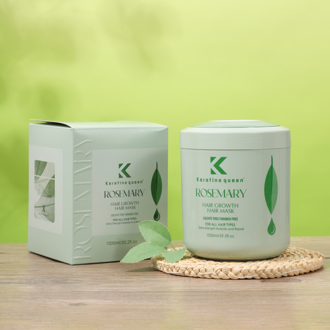 Маска для росту волося з розмарином Keratin Queen, 1000 мл