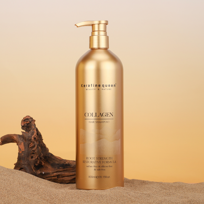 Шампунь для ослабленого волосся з колагеном Keratin Queen, 750 мл