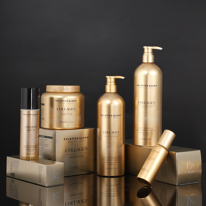 Кондиціонер для сухого та пошкодженого волосся з колагеном Keratin Queen, 750 мл