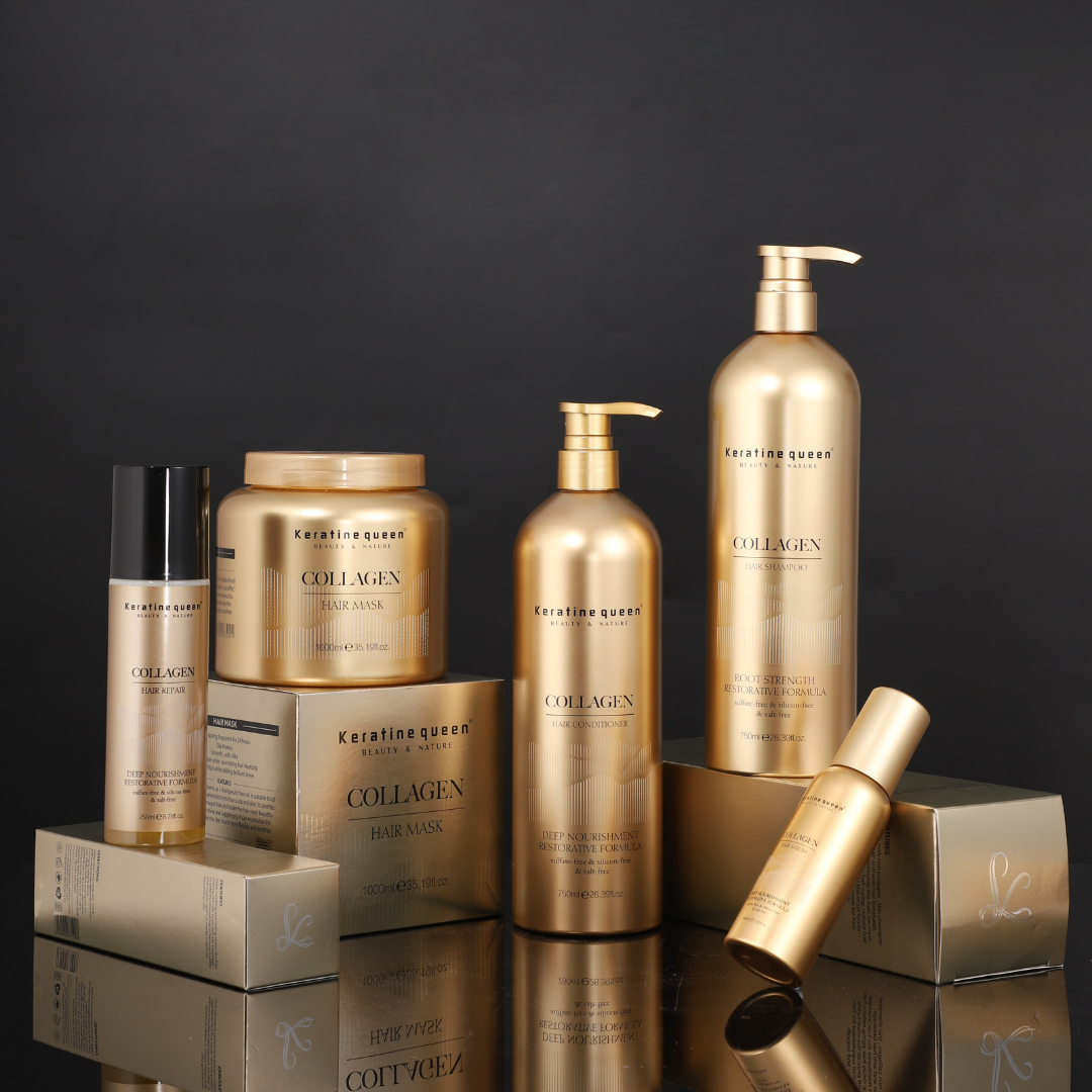 Шампунь для ослабленого волосся з колагеном Keratin Queen, 750 мл