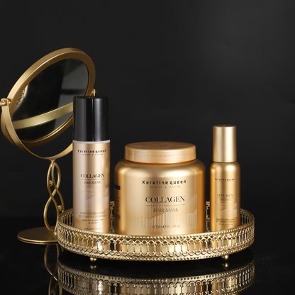 Спрей для пошкодженого волосся відновлення та блиск Keratin Queen, 250 мл