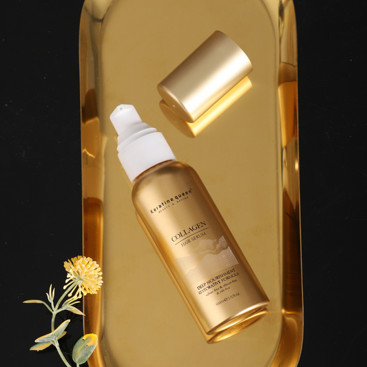 Сироватка для пошкодженого волосся інтенсивне відновлення з колагеном Keratin Queen, 100 мл