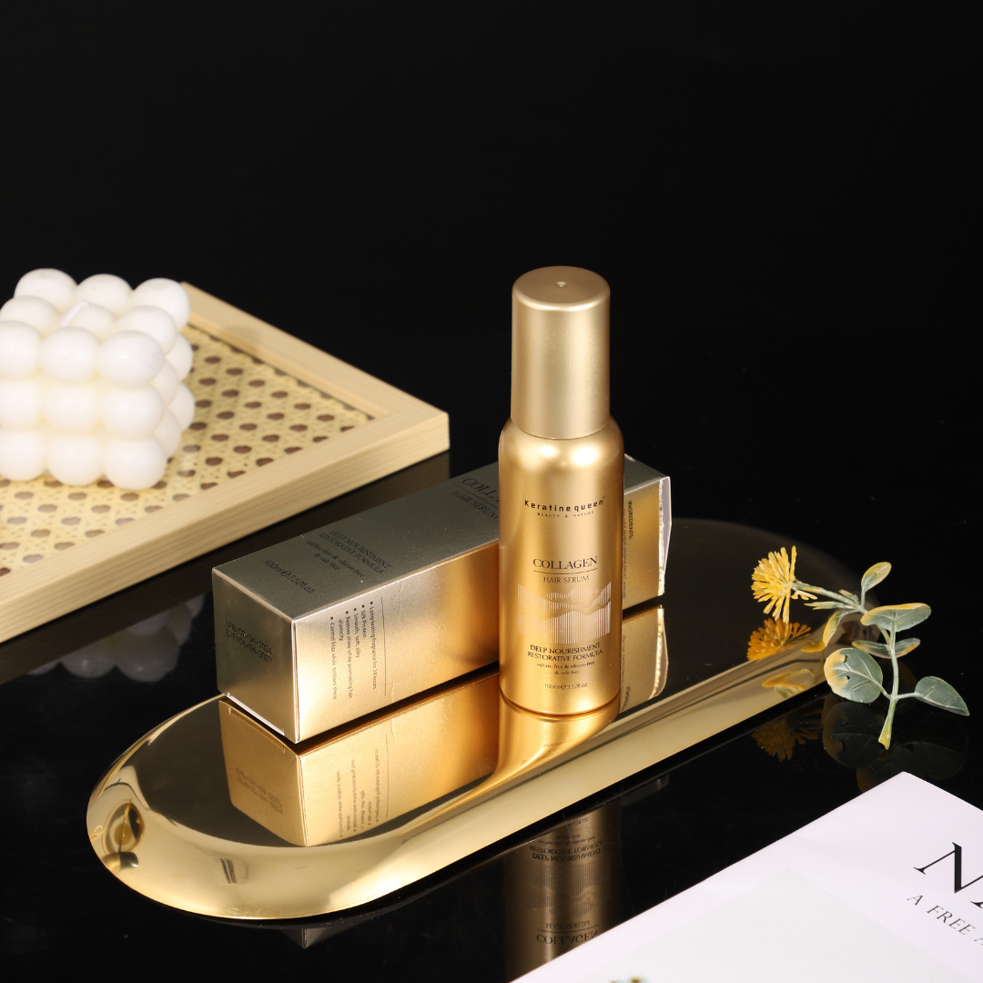 Сироватка для пошкодженого волосся інтенсивне відновлення з колагеном Keratin Queen, 100 мл