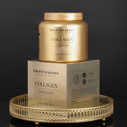 Маска для сухого та пошкодженого волосся з колагеном Keratin Queen, 1000 мл