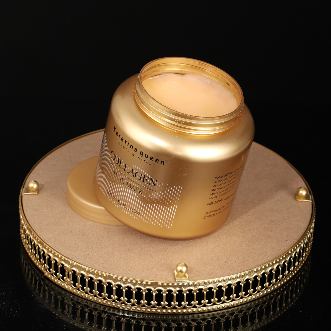 Маска для сухого та пошкодженого волосся з колагеном Keratin Queen, 1000 мл
