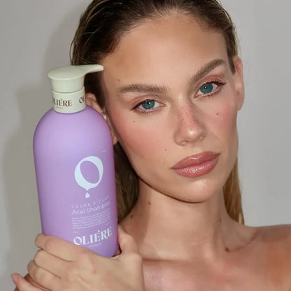 Шампунь для нейтралізації жовтих та помаранчевих відтінків волосся Color E'Clat Acai OLIE'RE PARIS 5