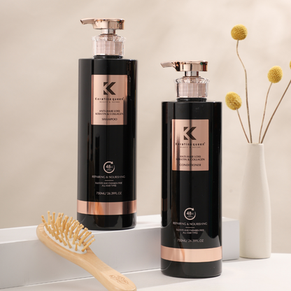 Кондиціонер проти випадіння волосся з колагеном Keratin Queen, 750 мл