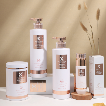 Маска для реконструкції сухого пошкодженого волосся з колагеном Keratin Queen, 800 мл